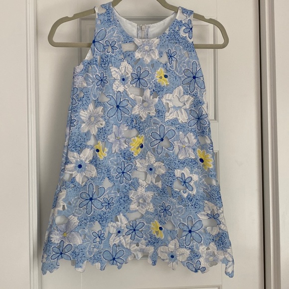 Zara Other - Zara Girl’s Blue Lace Dress